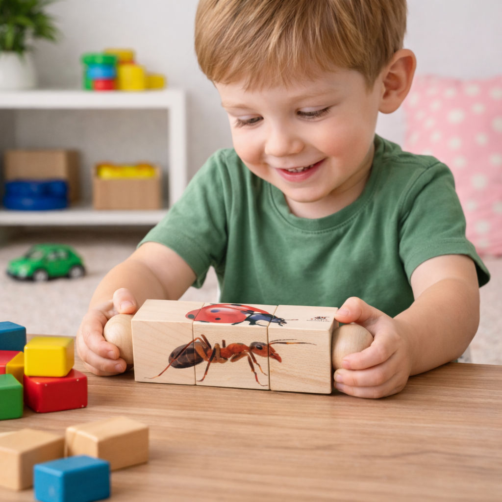 Rotating Puzzle - Insects